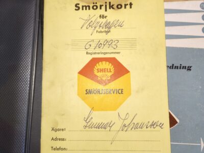 Swedish owner manual